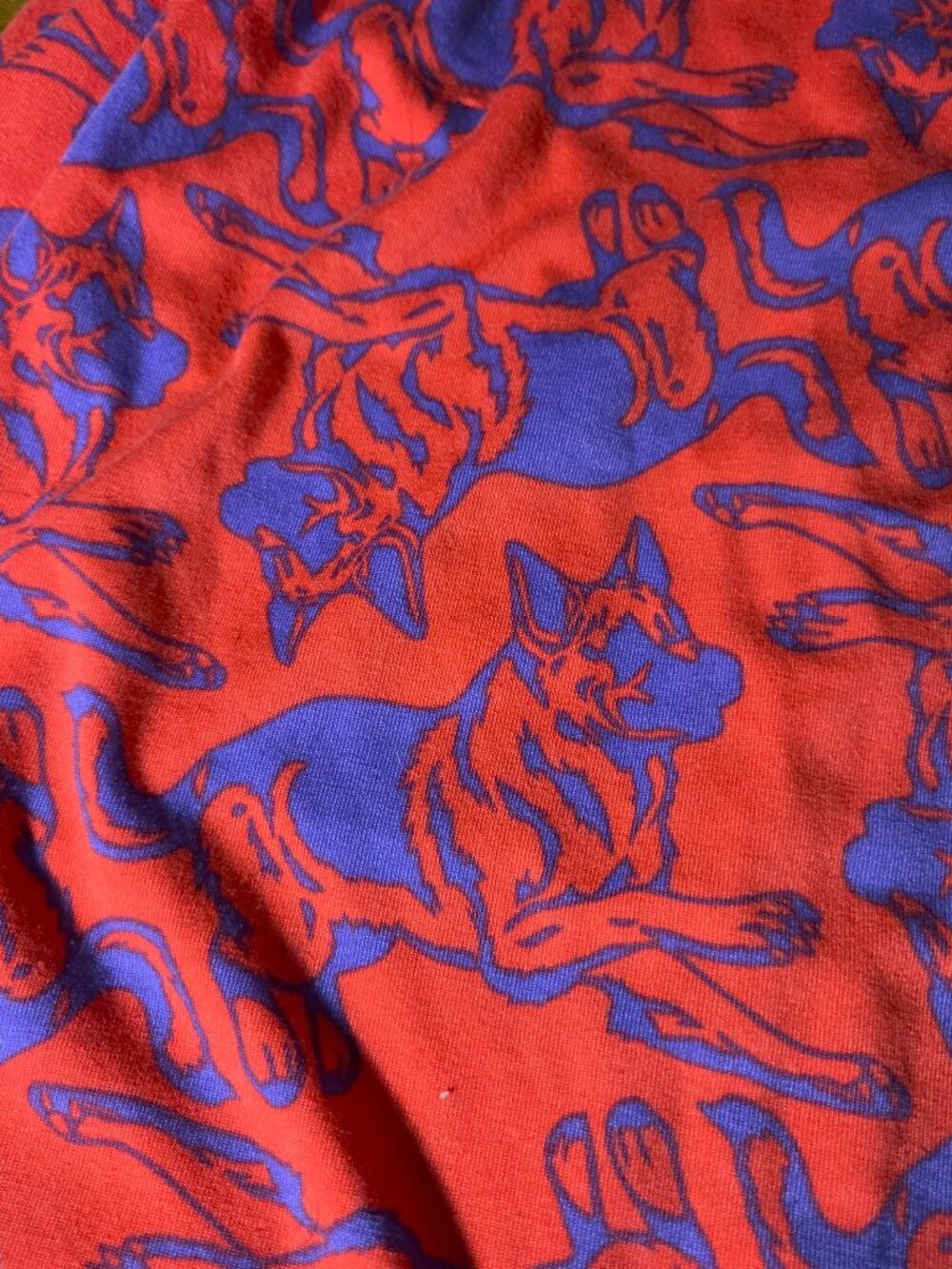 LuLaRoe Madison Flair Skirt w/ Pockets..German Shepard Print XL - Picture 4 of 8